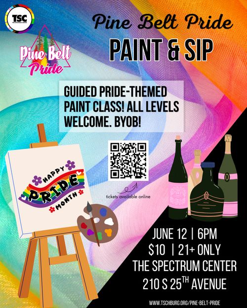 Pine Belt Pride Paint & Sip