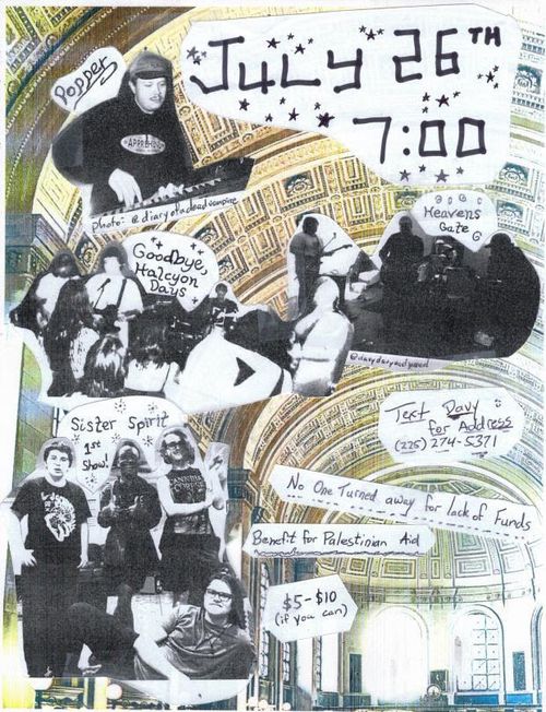 BENEFIT \\ Popper, Sister Spirit, Heavens Gate, Goodbye Halcyon Days