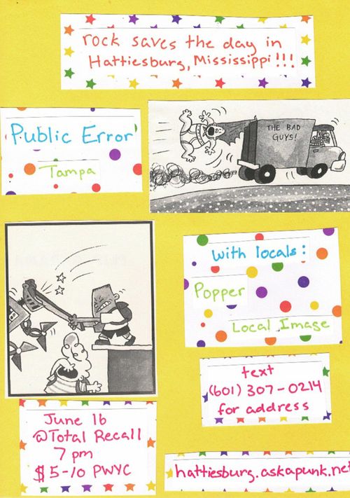 Public Error (Tampa), Popper, Local Image