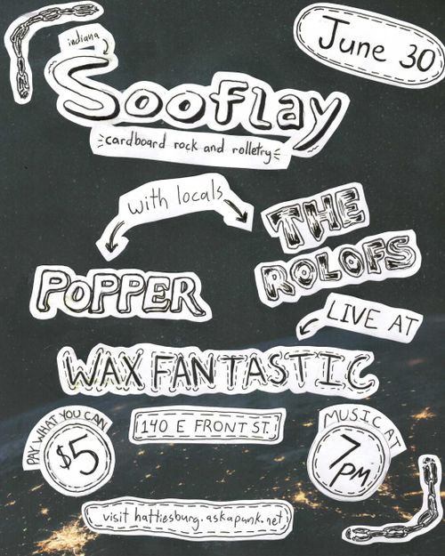 SOOFLAY (indiana), POPPER, THE ROLOFS