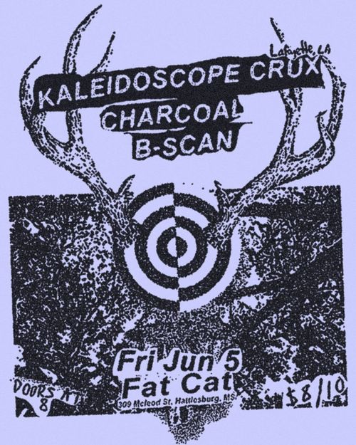 Kaleidoscope Crux (Lafayette, LA), Charcoal (Hattiesburg), B-SCAN (Hattiesburg)