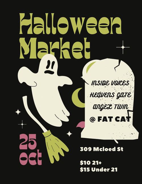 HALLOWEEN MARKET! INSIDE VOICES (LA), HEAVENS GATE, ANGEL TWIN