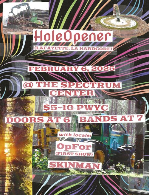 Hole Opener (Lafayette, LA) @ Spectrum Center 